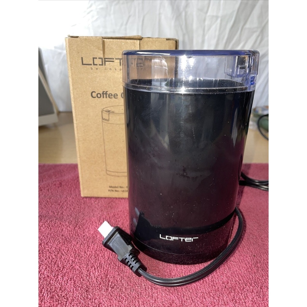 LOFTER Electric Coffee Grinder 150w New Open Box‎ Tested Model BRL-3052